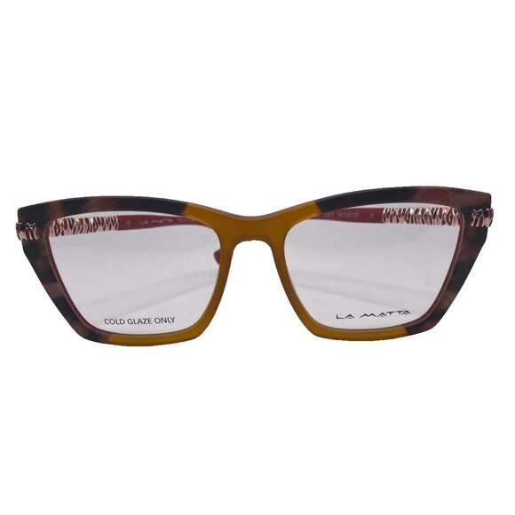 NEW LA MATTA LM3365 Eyeglass Frames Italy Frame 53-18-135 Case& Cloth - Picture 7 of 14